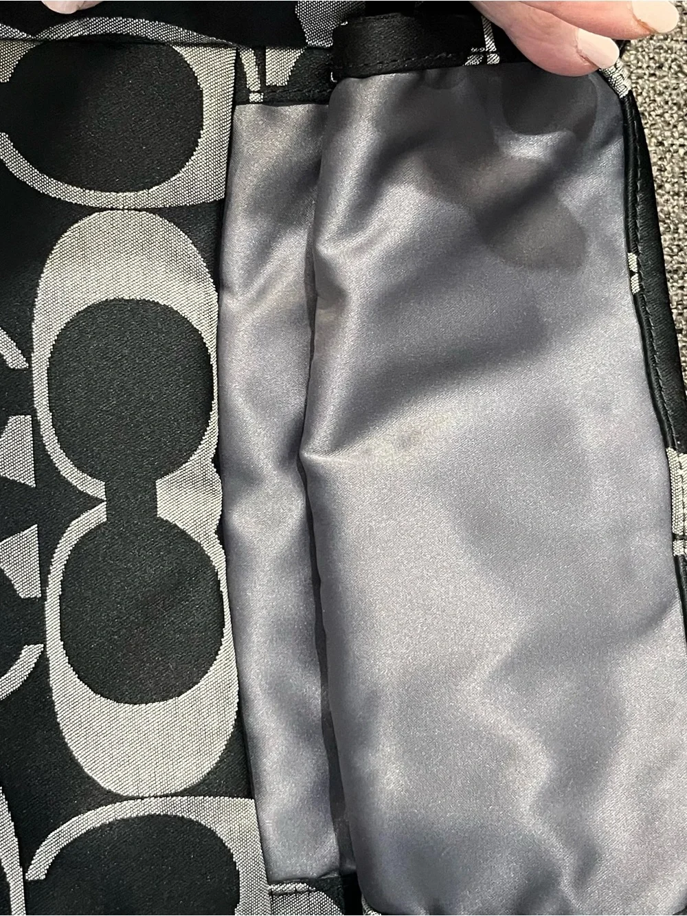 Coach Kristin Op Metallic Shoulder/Crossbody Bag